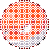 Voltorb bead pattern