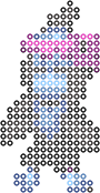 Munkidori bead pattern