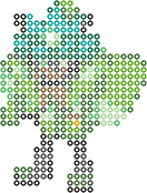 Ogerpon bead pattern