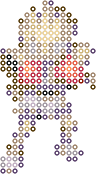 Hitmonchan bead pattern