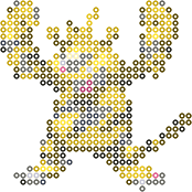 Electabuzz bead pattern