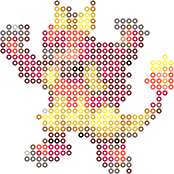 Magmar bead pattern