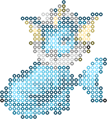 Vaporeon bead pattern