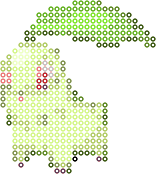 Chikorita bead pattern