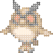 Hoothoot bead pattern