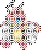 Ledian bead pattern
