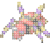 Ariados bead pattern