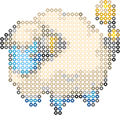 Mareep bead pattern