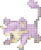 Rattata bead pattern
