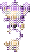 Aipom bead pattern