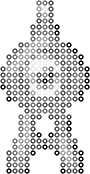 Unown bead pattern