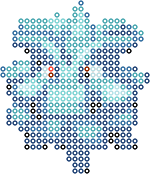 Pineco bead pattern