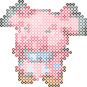 Snubbull bead pattern