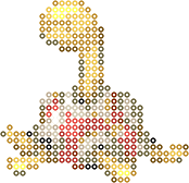 Shuckle bead pattern