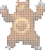 Ursaring bead pattern