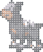 Houndour bead pattern