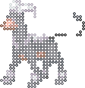 Houndoom bead pattern