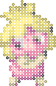 Smoochum bead pattern