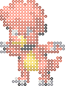 Magby bead pattern