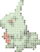 Larvitar bead pattern