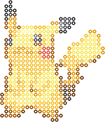 Pikachu bead pattern