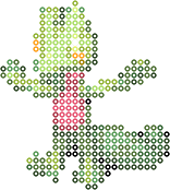 Treecko bead pattern