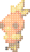 Torchic bead pattern