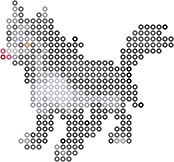 Mightyena bead pattern