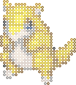 Sandshrew bead pattern