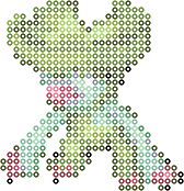 Lombre bead pattern