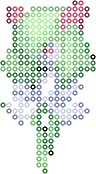 Kirlia bead pattern