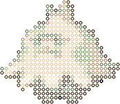 Shroomish bead pattern