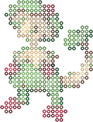 Breloom bead pattern