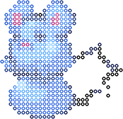 Azurill bead pattern