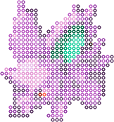 Nidoran♂ bead pattern