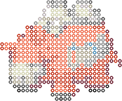 Camerupt bead pattern