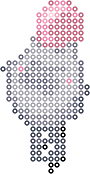 Spoink bead pattern