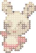 Spinda bead pattern