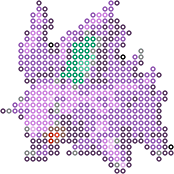 Nidorino bead pattern