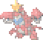 Crawdaunt bead pattern
