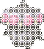 Claydol bead pattern