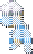 Bagon bead pattern
