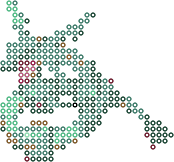 Rayquaza bead pattern