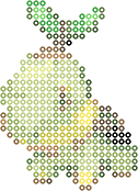 Turtwig bead pattern