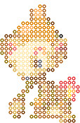 Chimchar bead pattern