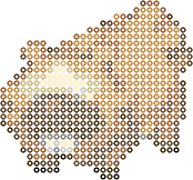 Bidoof bead pattern