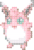 Wigglytuff bead pattern