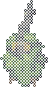 Burmy bead pattern