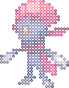 Weavile bead pattern