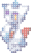Froslass bead pattern